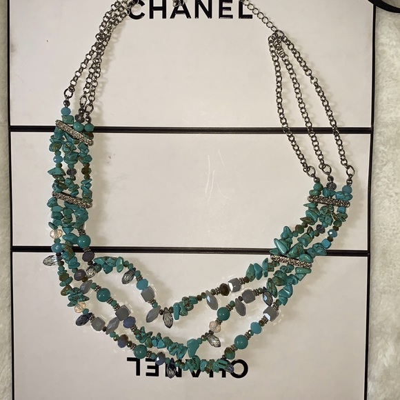 💎Three strand turquoise necklace - Picture 10 of 10